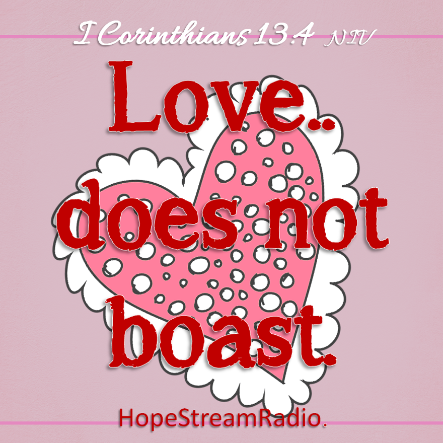 Love does not boast